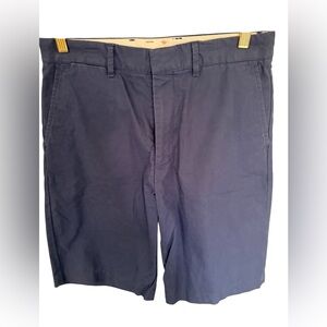 Dockers Men's Dark Blue Flat Front Shorts Sz. 30 EUC